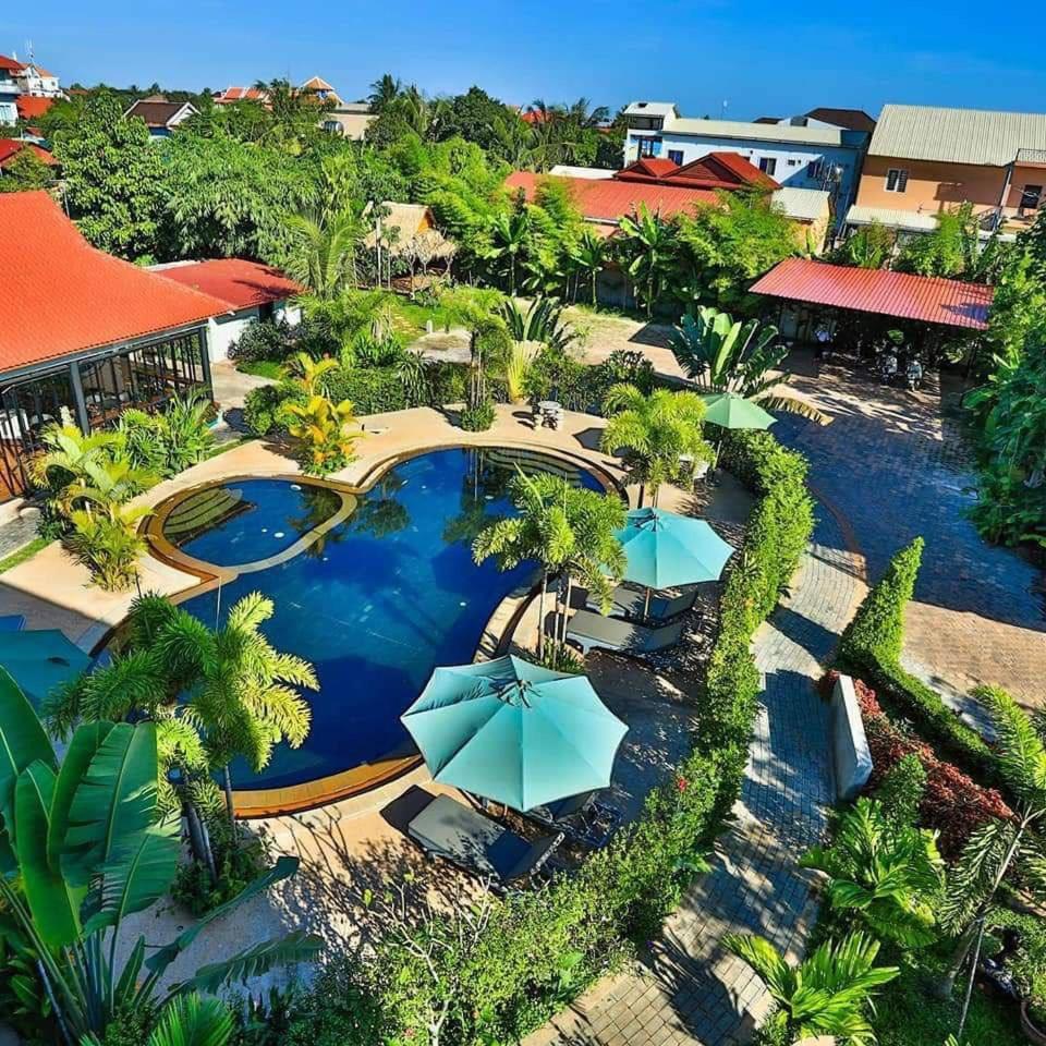 Hotel Lucky Garden Boutique Siem Reap Exterior foto